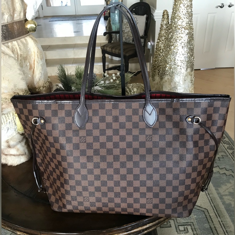 Excellent Louis Vuitton Neverfull GM Damier Ebene